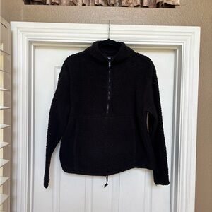 No Boundaries Black Cowl Neck Sweater